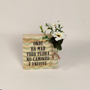 Cubo Flower Onde há Mar