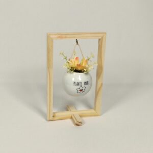 Vaso Caldeirão Plante Amor com Suporte