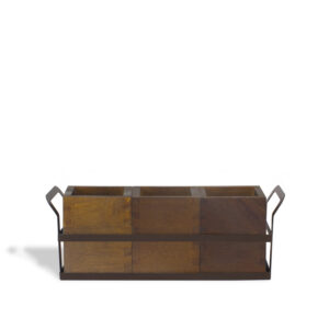 Porta Talher Marrom e Ipê