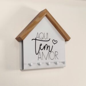 Porta Chaves Casa Branco