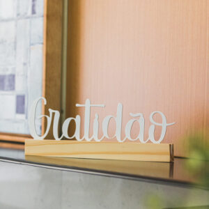 Escultura de Mesa Gratidão